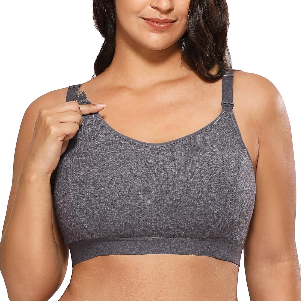 Gratlin Plus Size Nursing Sports Bra