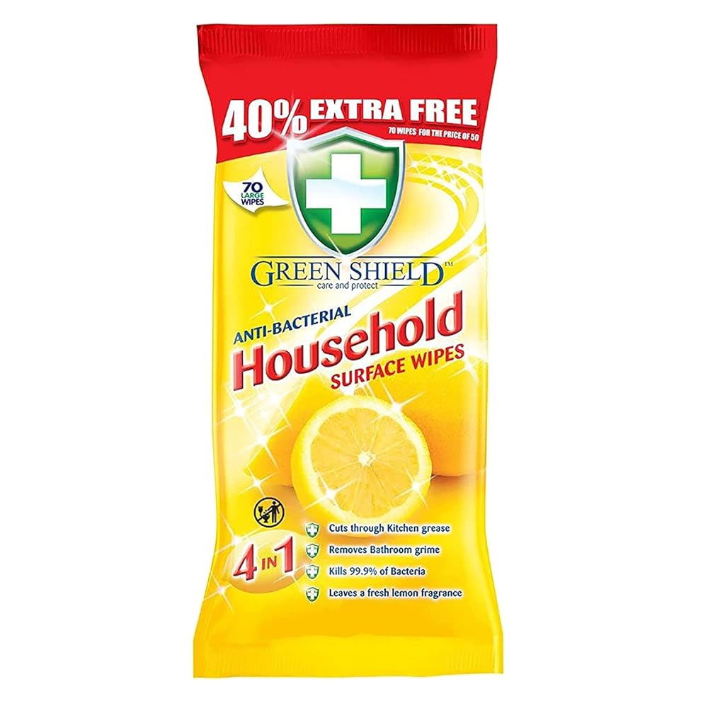 GreenShield 70 Antibacterial Cleaning Wipes