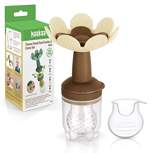 Haakaa Baby Fruit Feeder & Teether | BPA-Free Si...