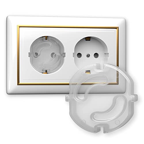 Hoffenbach Plug-In Childproof Outlet - Transparent