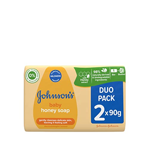 Johnson's® 2-Pack Honey Soap, 90 g