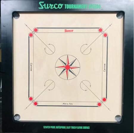 KD Surco Champion Bulldog Carrom Board ...