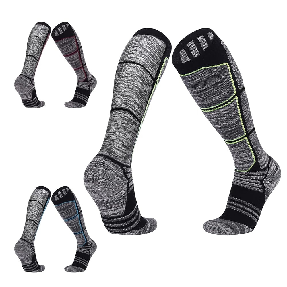 Keejaa Ski Socks – Warm and Cushi...