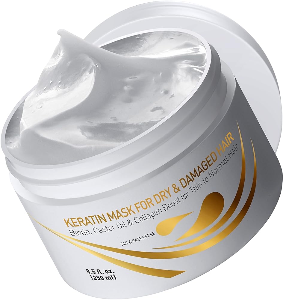 Keratin Hair Mask with Vitamins - Deep Conditioning ...