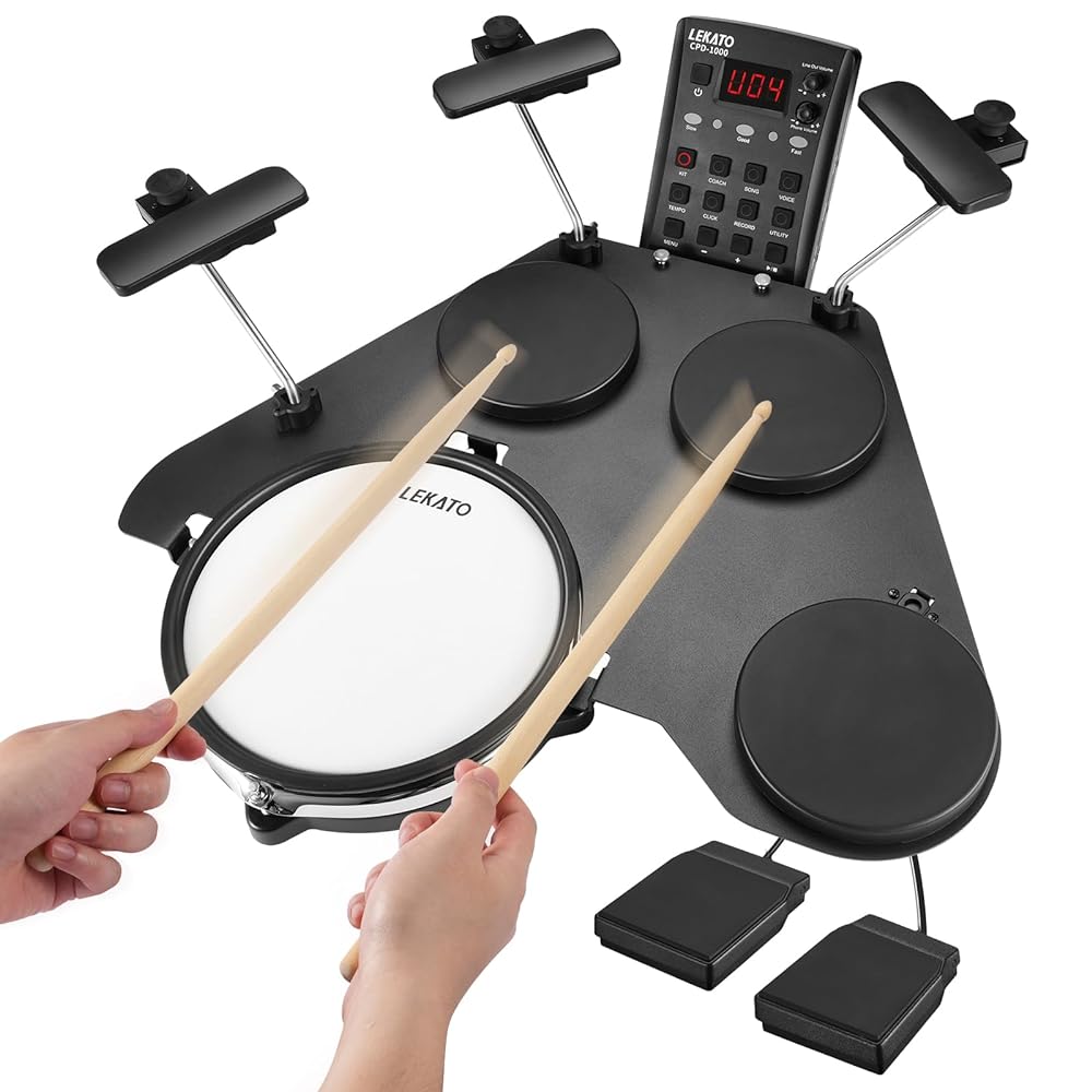 LEKATO Compact Electronic Drum Kit