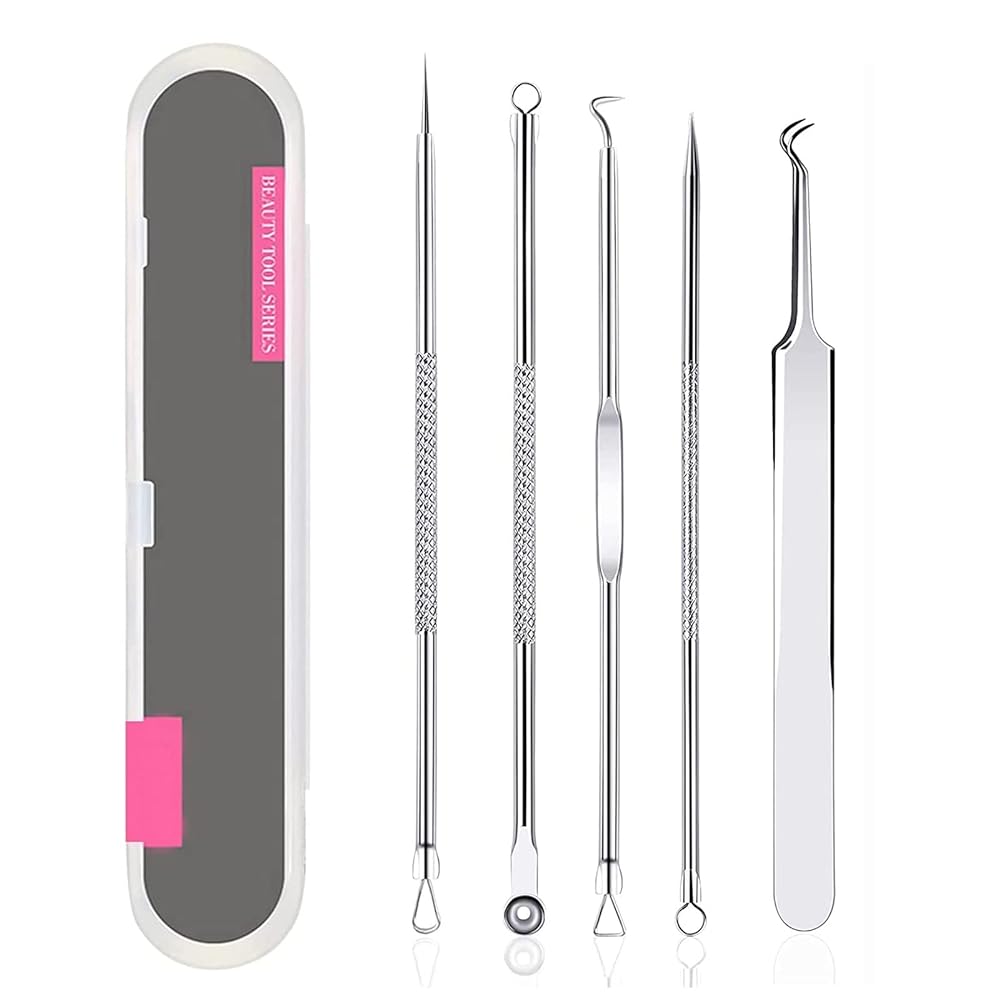 Lumcov Blackhead Remover Kit, Stainless...