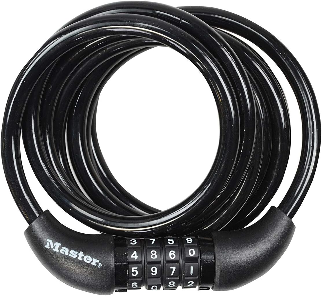 Master Lock Combination Bike Cable Lock - 8221EURDPRO