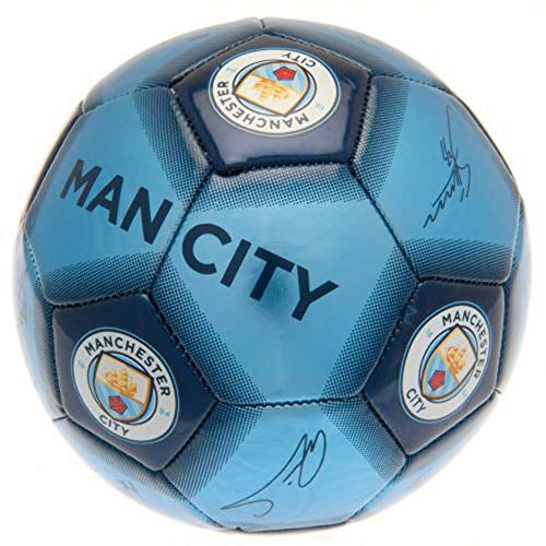 MCFC Blue Football Signature