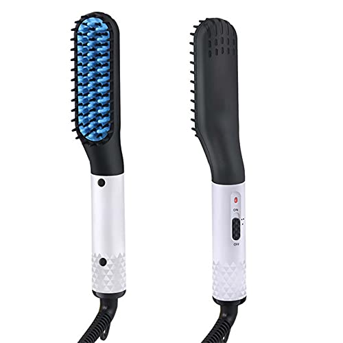 Men's Beard Straightener Comb - Portable Hair Stylin...