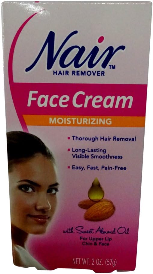 Nair Facial Hair Removal Cream with Moisturizers