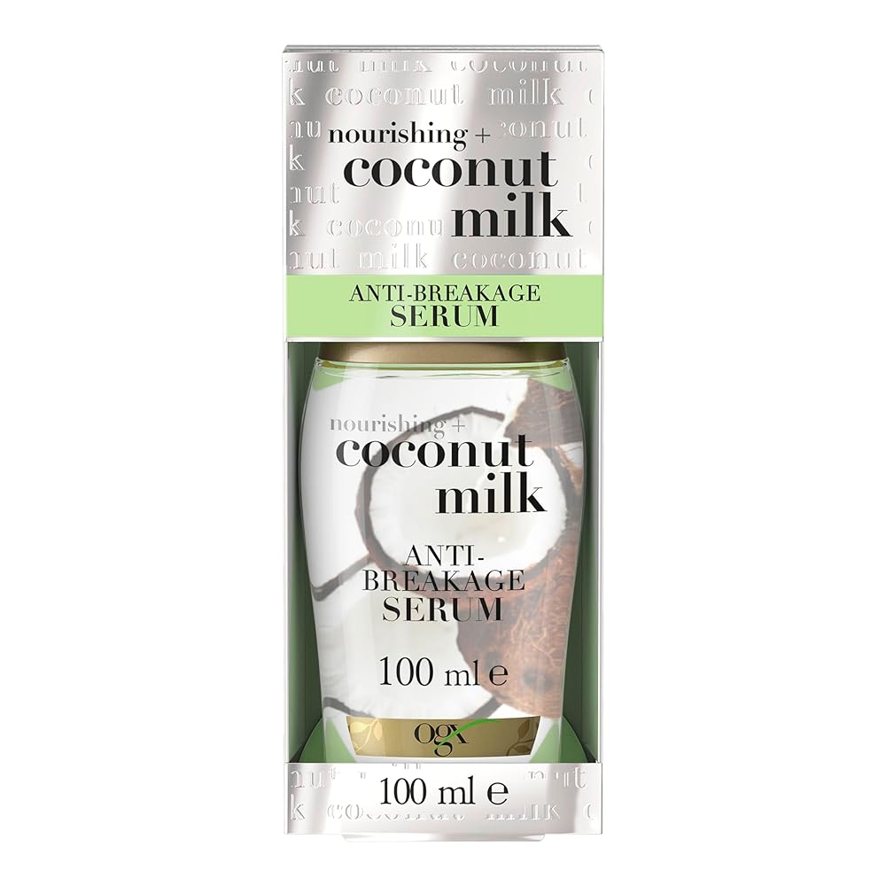 OGX Coconut Milk Anti-Breakage Serum, 1...