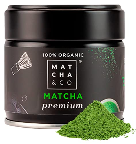 Organic Japanese Matcha Tea Powder | Ceremonial Grad...