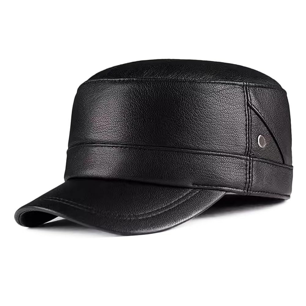 Outdoor Leather Baseball Cap