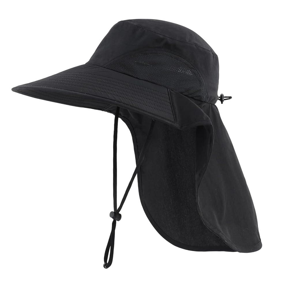 Outdoor UPF50+ Sun Hat with Wide Brim a...