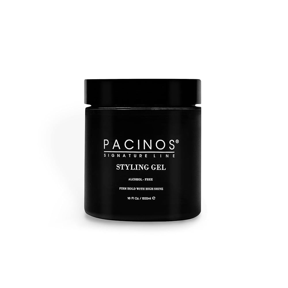 Pacinos Hair Styling Gel - Strong Hold, Alcohol-Free...