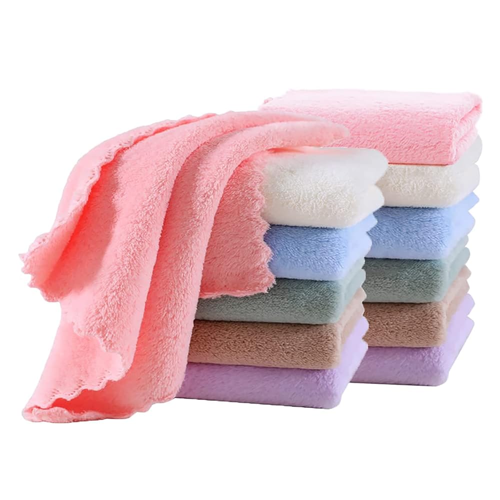 Pfimigh 12 Pack Baby Washcloths