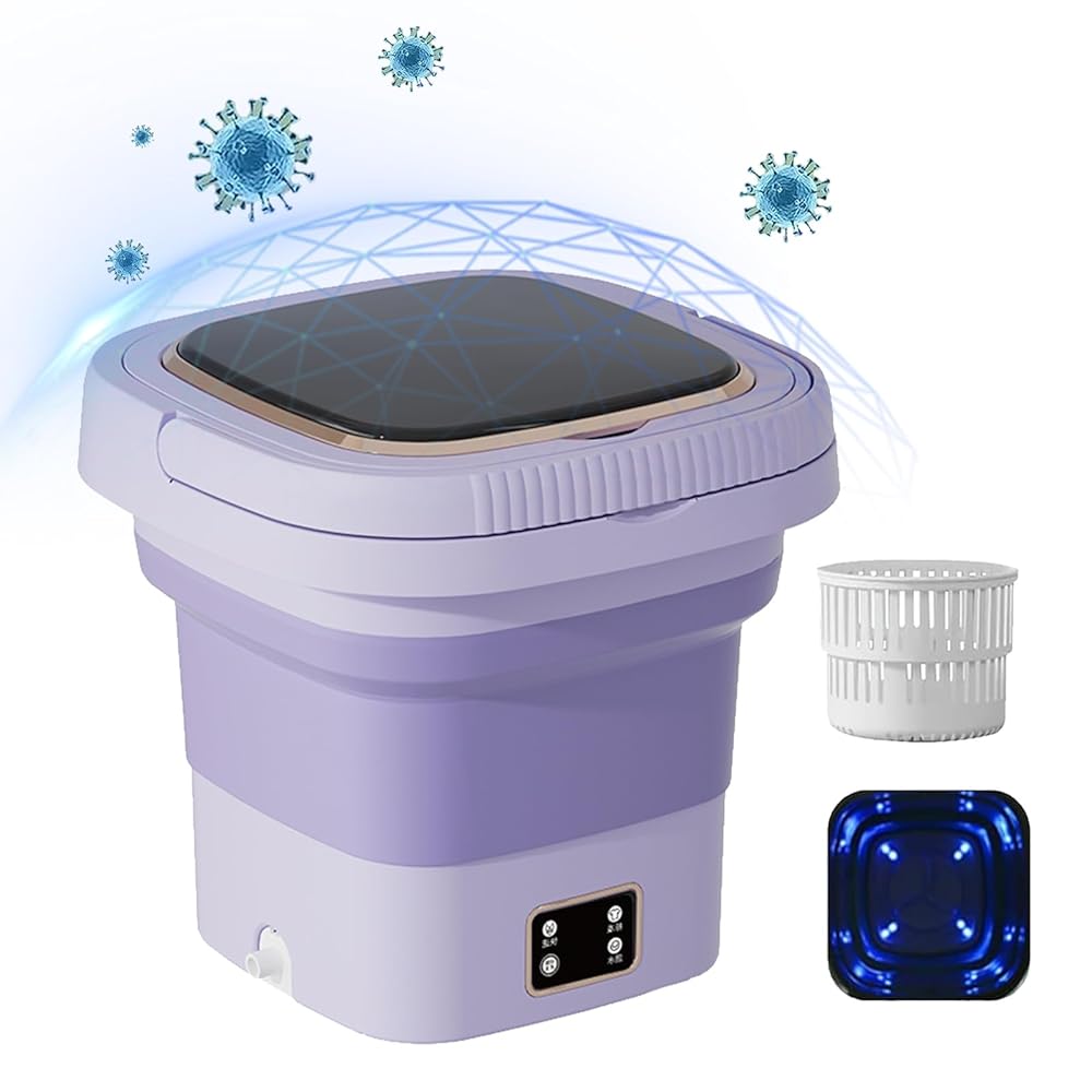 Portable Foldable Washing Machine | Mini Smart Washer