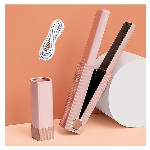 Portable Hair Straightener/Curler - Fast Heating, Ad...