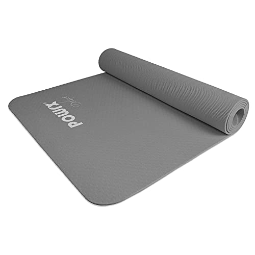 POWRX Yoga Mat Pro with Bag + Free Training - Non-Sl...