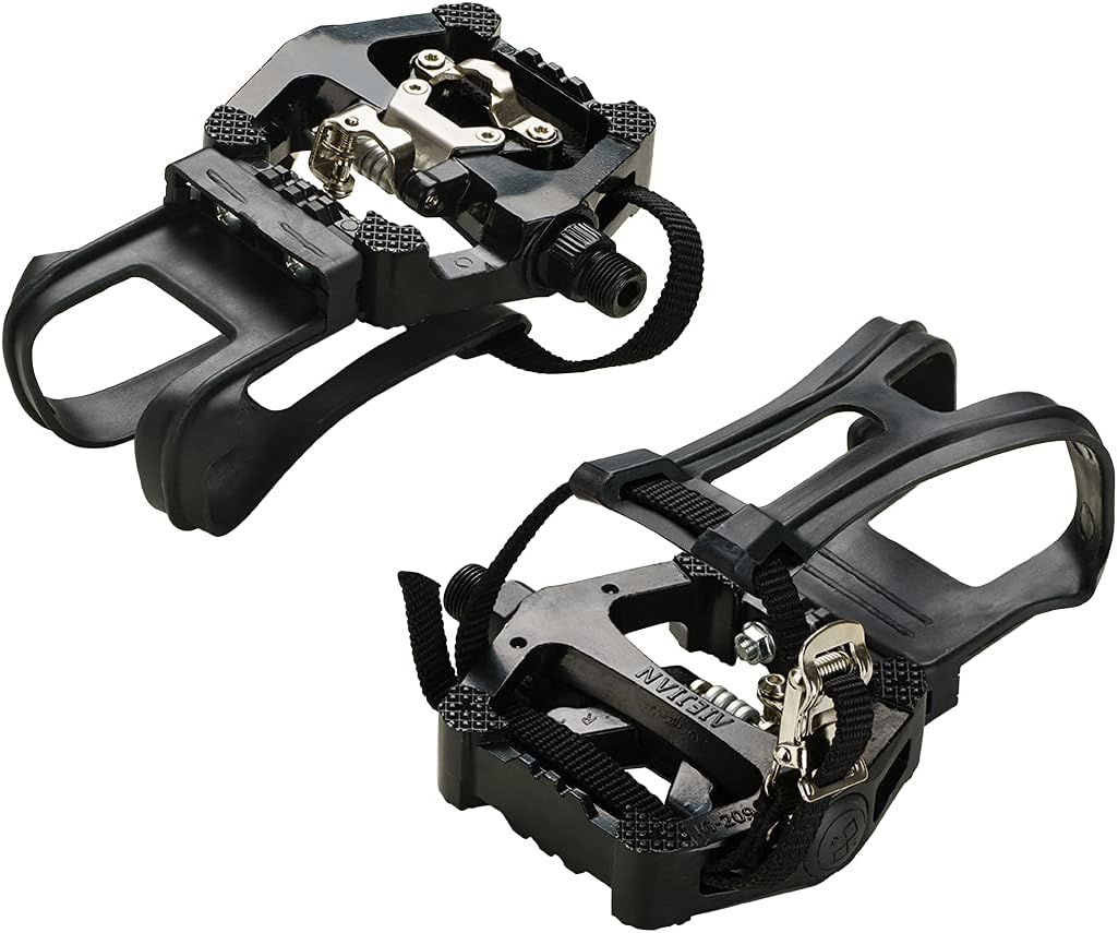 PROVO Spin Bike SPD Pedals - Hybrid Pedal with Toe C...