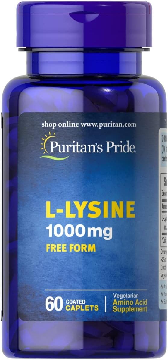 Puritan’s Pride L-Lysine 1000mg T...