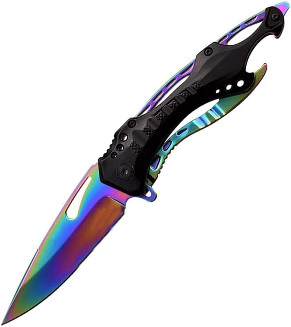 Rainbow Folding Pocket Knife