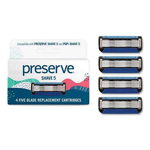 Replacement Shave 5 Cartridges – Bevarar Rakning