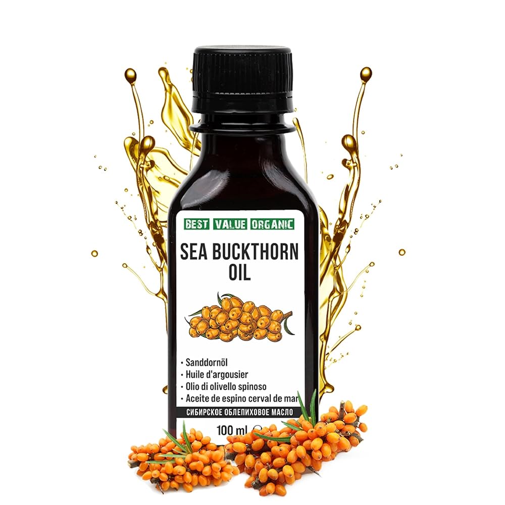 Siberian Sea Buckthorn Oil - 100ml, Unrefined Natural