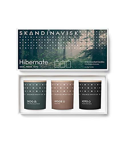 Skandinavisk Viloläge Present Set with 3 Mini Candles