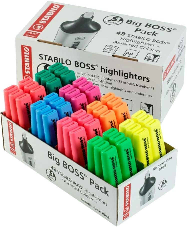 STABILO BOSS ORIGINAL Highlighter - 48-pack