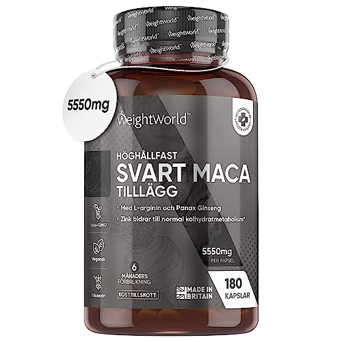 Svart Maca Complex - 180 Vegan Capsules - 6-Month Su...