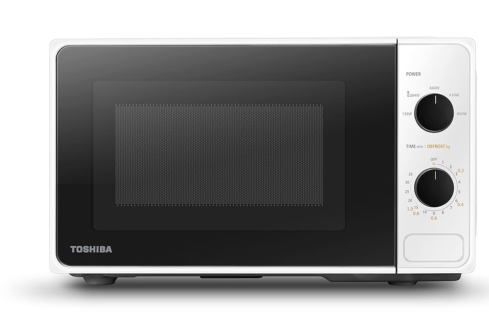 Toshiba 20L Microwave with 5 Power Levels, Easy Defr...