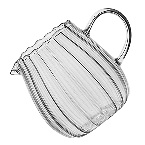 Transparent Wave Shaped Glass Tea Fairn...