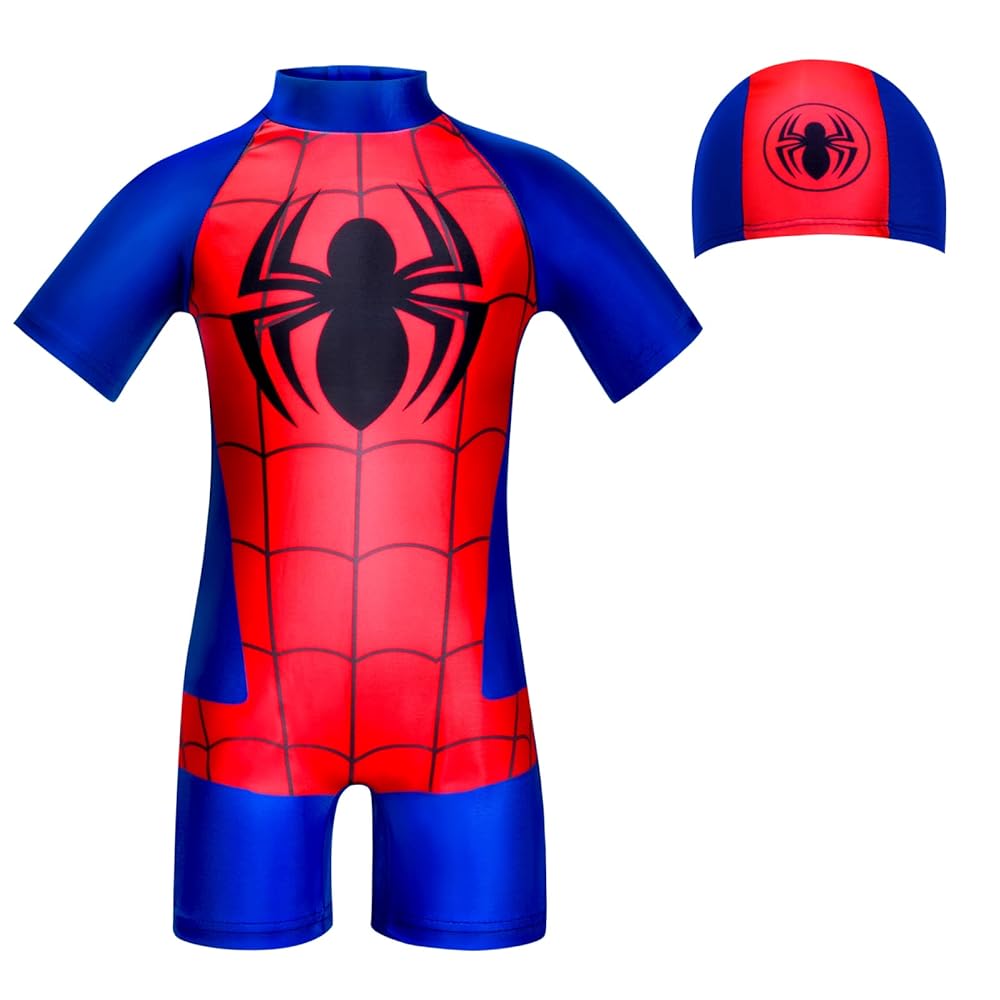 URAQT Boys' UV-Protective One-Piece Swimwear Set