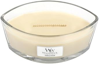 Vanilla Bean HearthWick Flame Candle by WoodWick