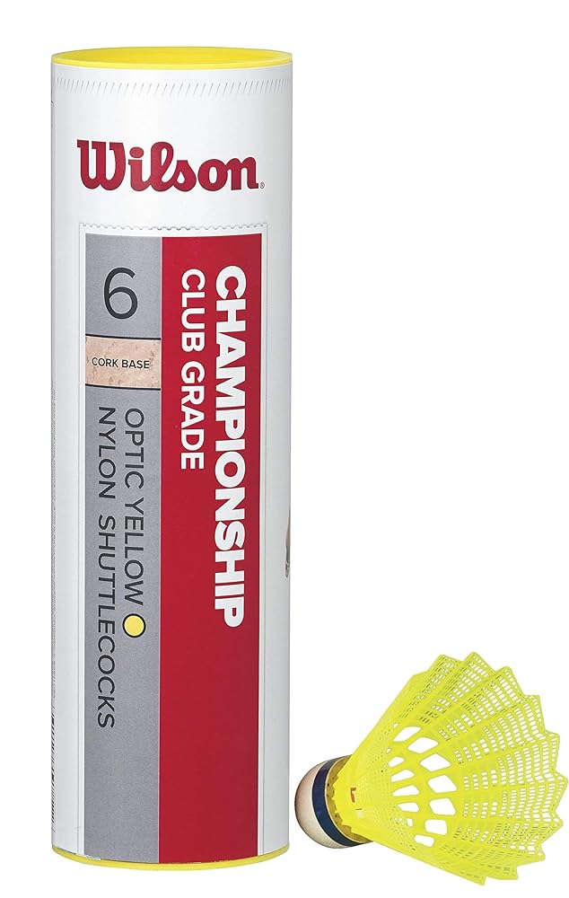 Wilson Championship Shuttlecocks, 6-pack