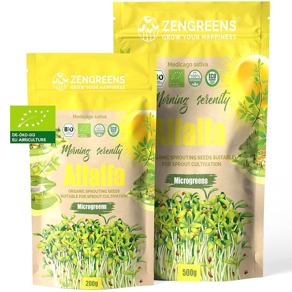 ZenGreens® Organic Alfalfa Seeds