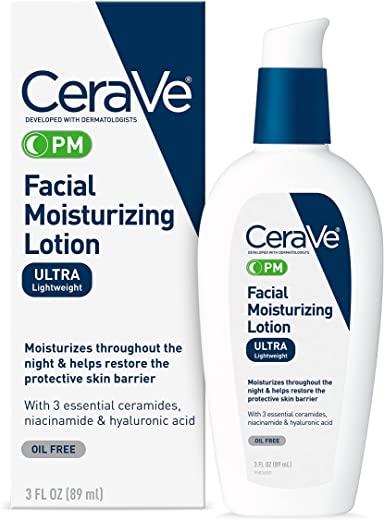 CeraVe PM Facial Moisturizing Lotion Ni...