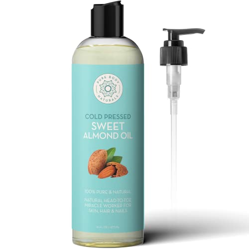 Pure Body Naturals Sweet Almond Oil