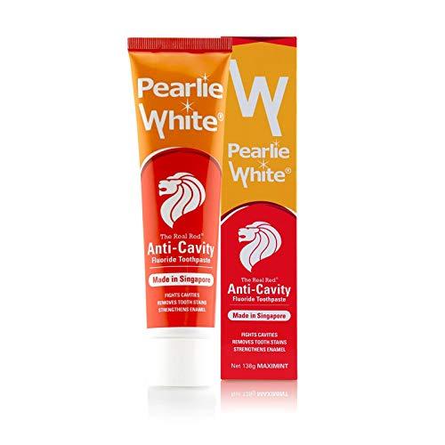 Pearlie White The Real Red Anti-Cavity Fluoride Toot...