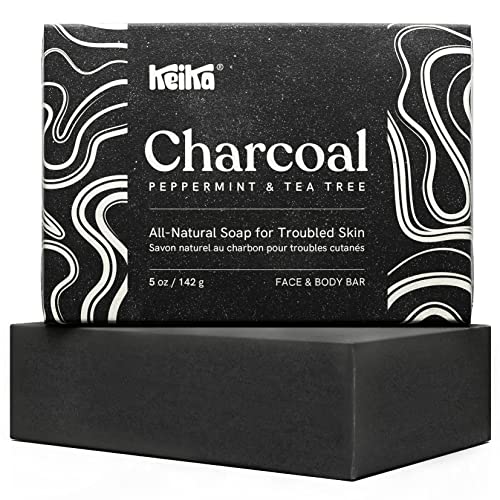 Keika Charcoal Black Soap Bar