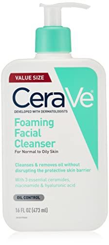 CeraVe Foaming Facial Cleanser for Daily Face Washin...