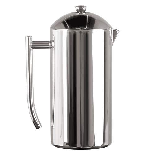 Magicaf French Press Coffee Maker Single Serve 1 Cup Small Stainless Steel Thermal Double Walled French Press 350ml/12oz