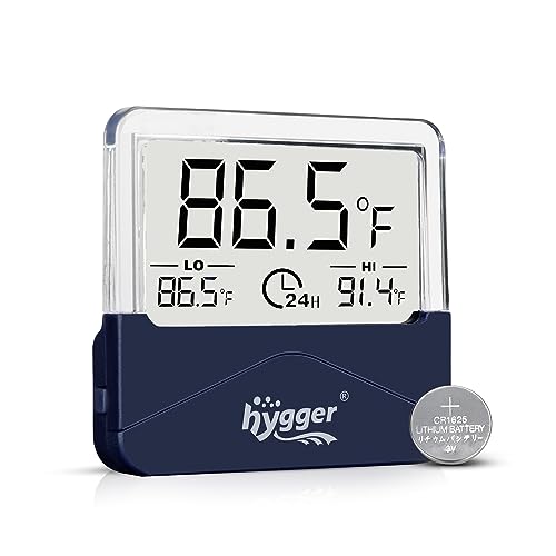 hygger Digital Aquarium Thermometer Rec...