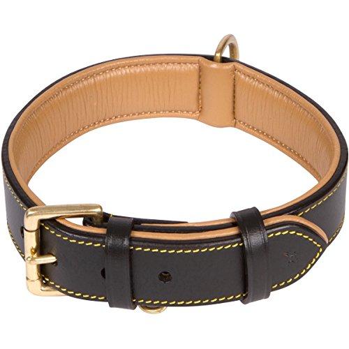 Soft Touch Collars Black Leather Dog Co...