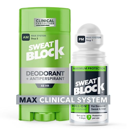 SweatBlock Antiperspirant Deodorant Sys...