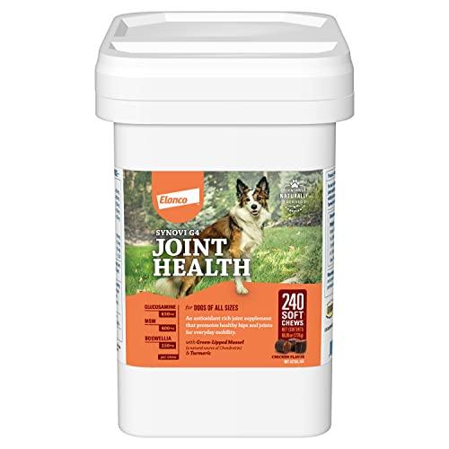 Synovi G4 Dog Joint Supplement Chews, 240-Count, for...