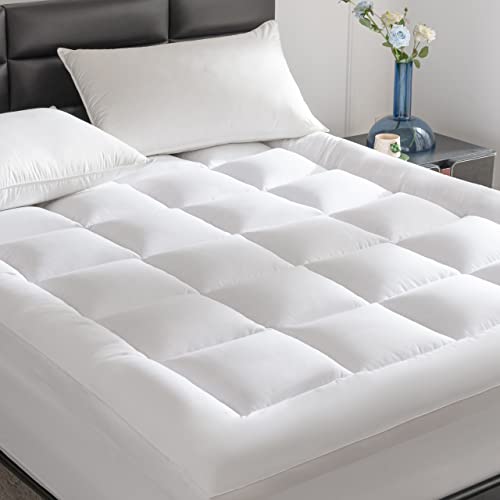 DREAMHOUR King Size Mattress Pad Thick Breathable Ma...