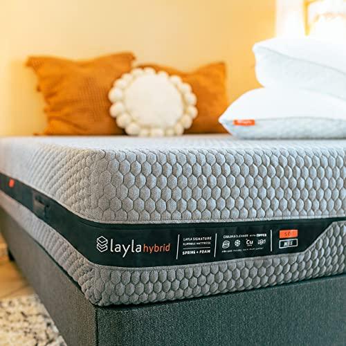 Layla 13” Hybrid Mattress, Flippable Between Firm & ...