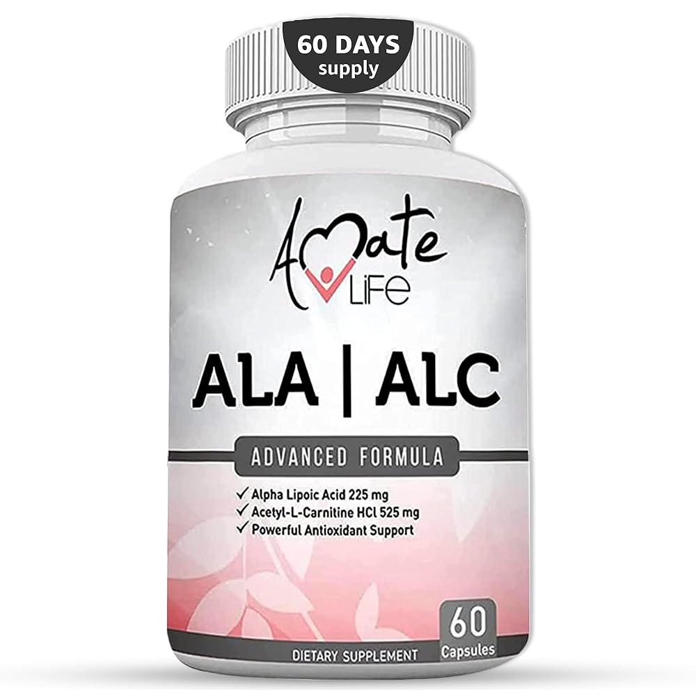 Amate Life ALA/ALC Antioxidant Energy S...